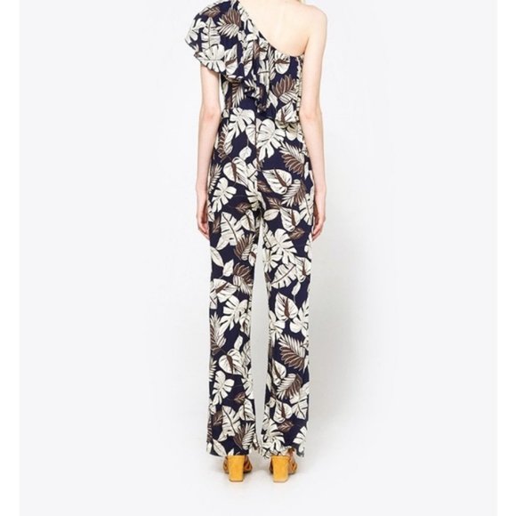 Farrow floral gorgeous one-shouldered piece jumpsuit. * NWT ~ Size Small* - Picture 4 of 6